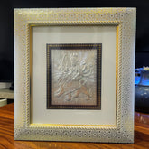10 x 12 Inch Silver Durga Mata Decorated Frame – Wall Hanging