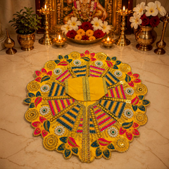 Handcrafted Thread & Stone Design Dress for Laddu Gopal Ji