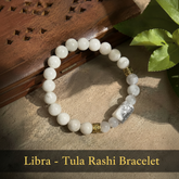 Libra (Tula Rashi) Premium Zodiac (Rashi) Bracelet – Natural Precious Stone | Lab Attested | Energy & Positivity Bracelet