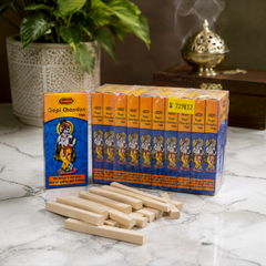 Gopi Chandan Sticks – Pack of 12 | Pure Vaishnav Tilak Chandan for Pooja & Bhakti