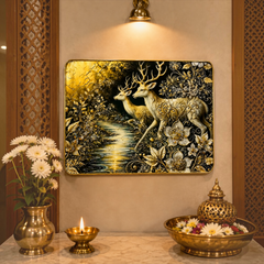 Deer Decorative Wall Frame – 10×12 Inch | Elegant Home Décor & Wall Art