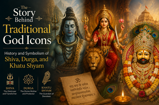 The Story Behind Traditional God Icons: History and Symbolism of Shiva, Durga, and Khatu Shyam