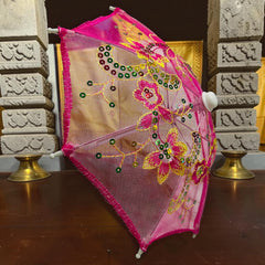 Premium Designer Umbrella for Laddu Gopal Ji | Handcrafted Decorative Chhatri