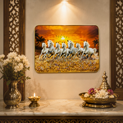 7 Running Horses Scenery – Decorative Photo Frame