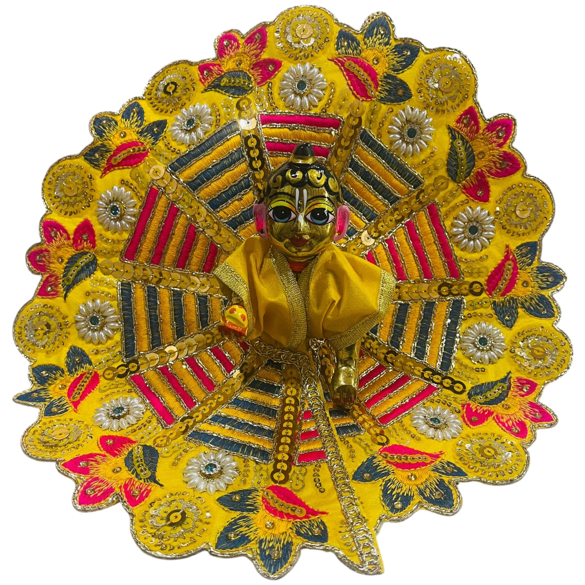 Designer Heavy Embroidery Dress for Laddu Gopal Ji