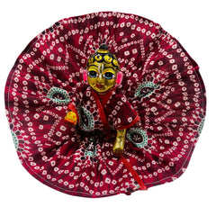 Madhav Collections Cotton Printed Dress for Laddu Gopal Ji – Soft, Comfortable & Washable Daily Wear Poshak