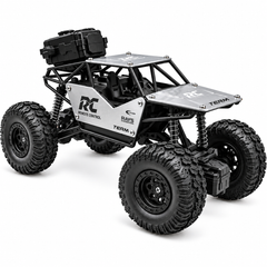 Mini RC Rock Crawler Toy Car for Kids - Silver
