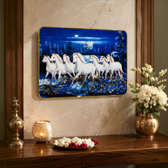 7 Running Horses Scenery – Decorative Photo Frame