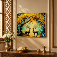 Deer Decorative Wall Frame – 10×12 Inch | Elegant Home Décor & Wall Art