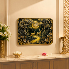 Deer Decorative Wall Frame – 10×12 Inch | Elegant Home Décor & Wall Art
